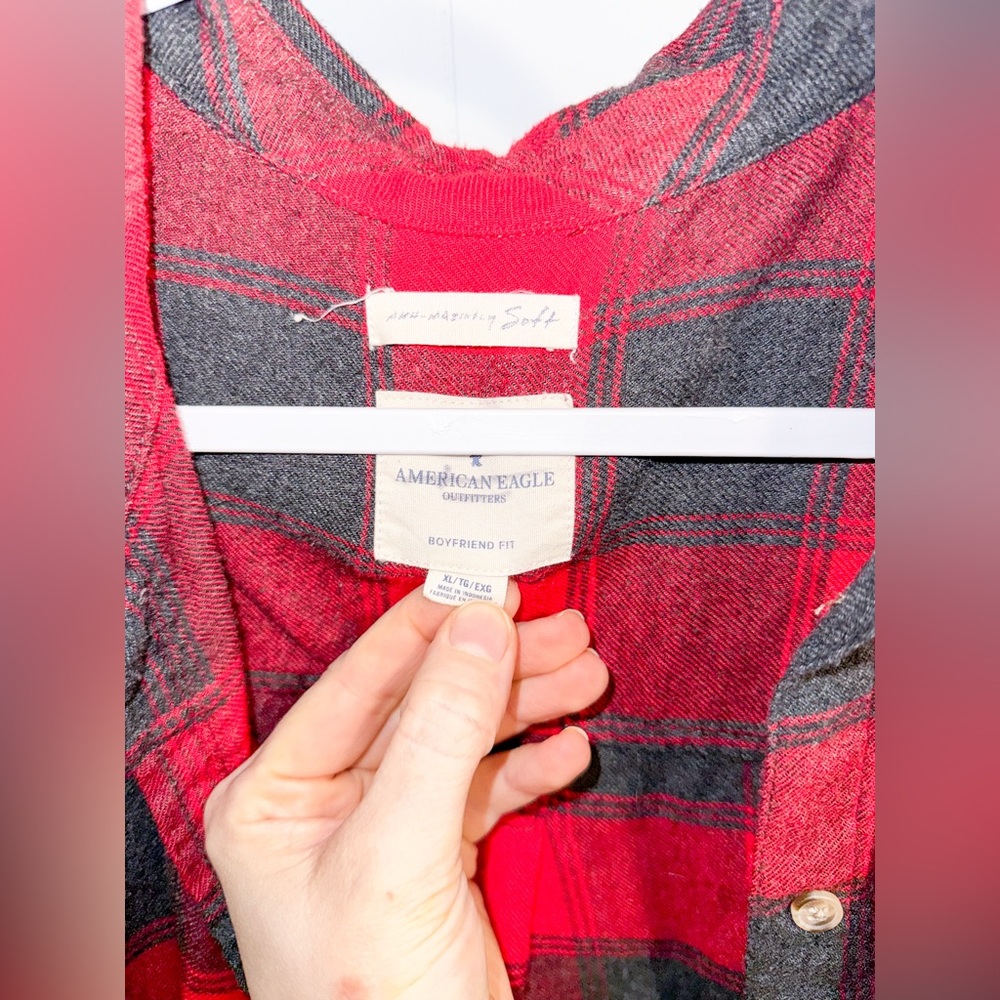 American Eagle Amazingly Soft Flannel - Picture 4 of 5